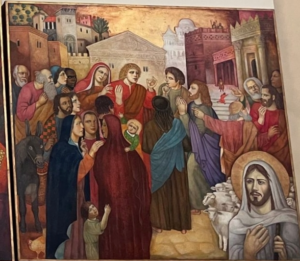 Panel-Frame 3 of Mural -The Two Disciples on the Road to Emmaus .png